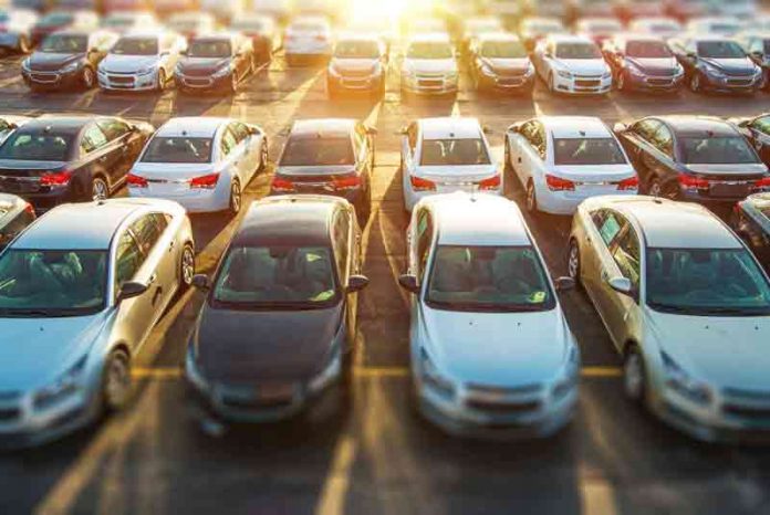 Parking na aerodromu tokom zime