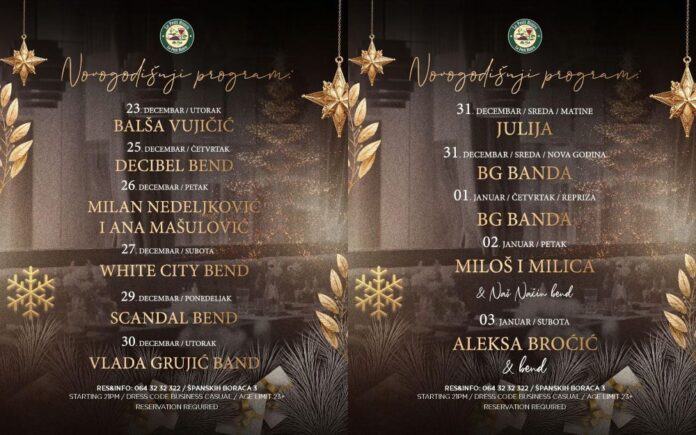 Novogodišnji maraton u restoranu Le Petit Bistro Blue Centar