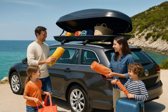 Iznajmljivanje krovnih kofera – tajna udobnog porodičnog odmora