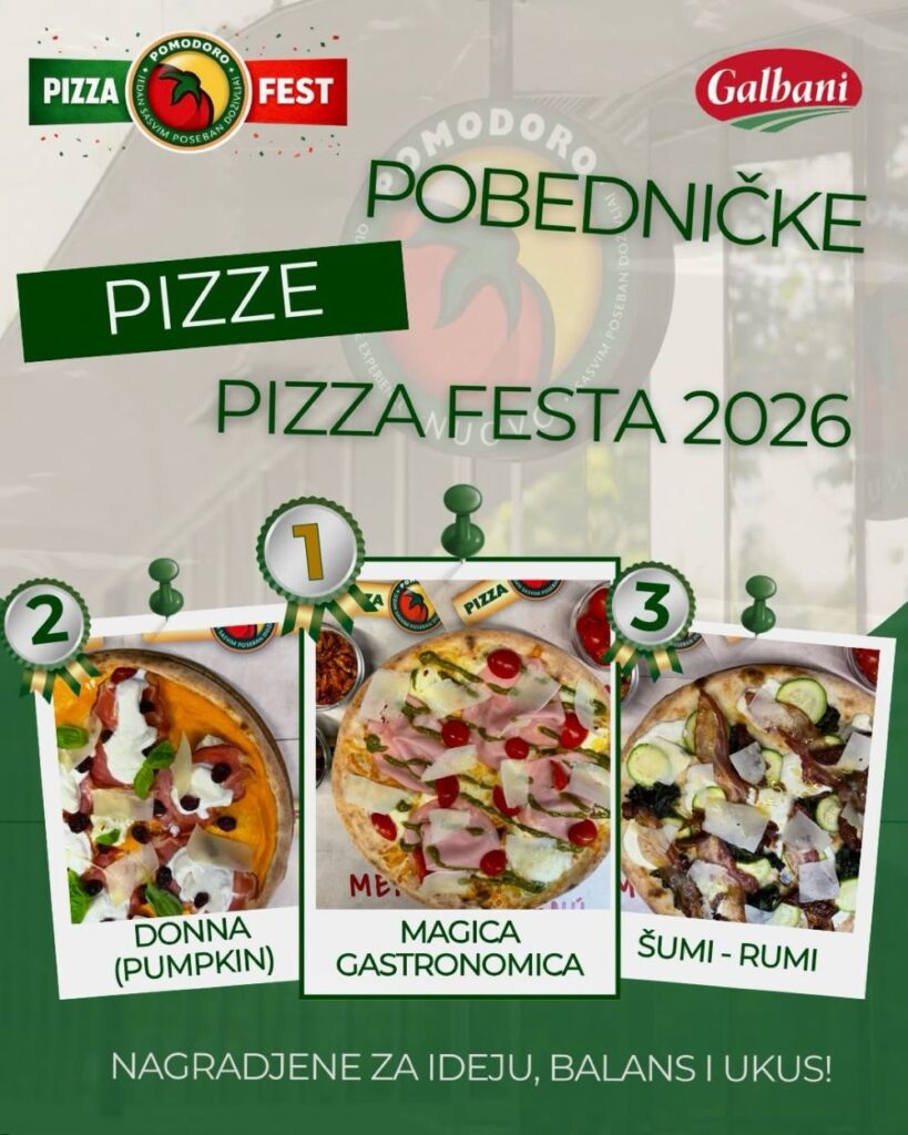 Kad gosti preuzmu peć - pobedničke pizze Pomodoro Pizza Festa 2026
