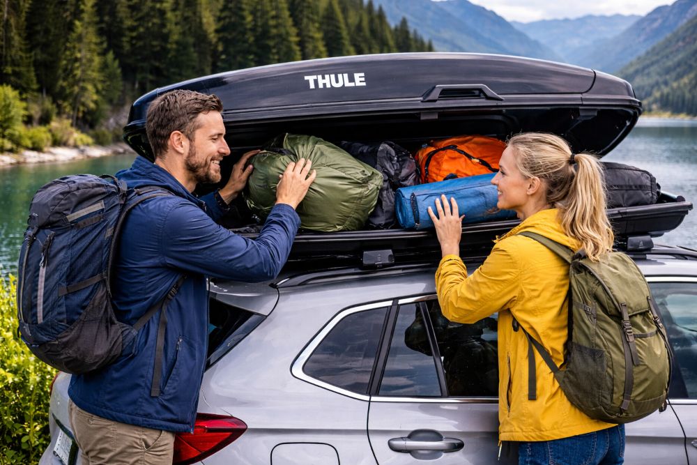 Iznajmljivanje krovnih kofera i nosača THULE Beograd – zašto je Thule Motion 3 L idealan za pametno putovanje