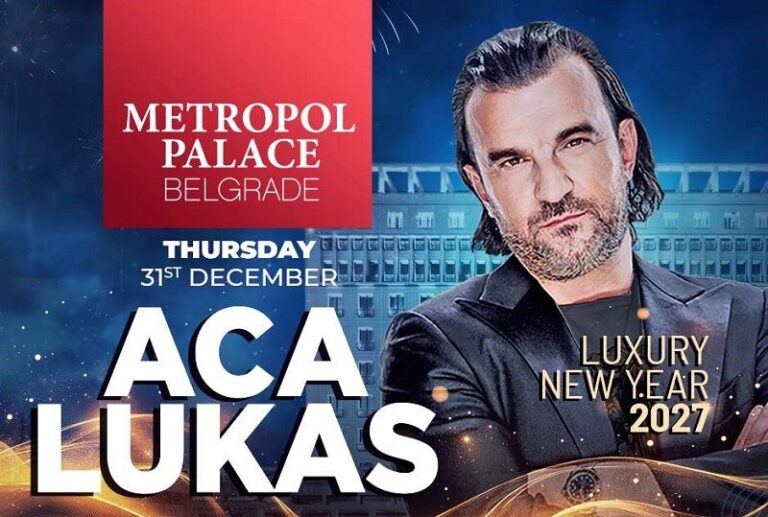 Aca Lukas Nova godina 2027 – noć u Metropolu za pamćenje!