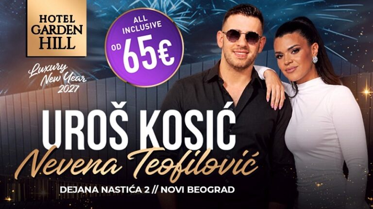 Garden Hill Nova godina 2027 – Veličanstven spoj luksuza, elegancije i vrhunske zabave
