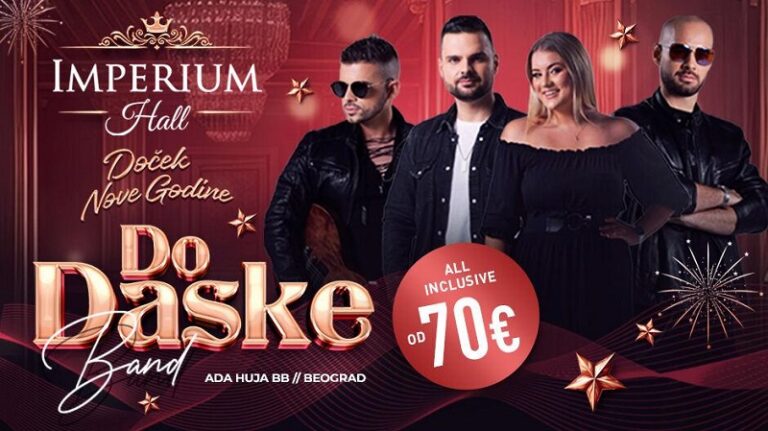 Imperium Hall Nova godina 2027 – Gradski provod uz ‘Do Daske Bend’